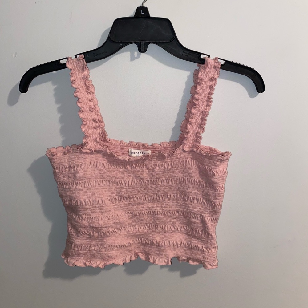 Pink crop top!